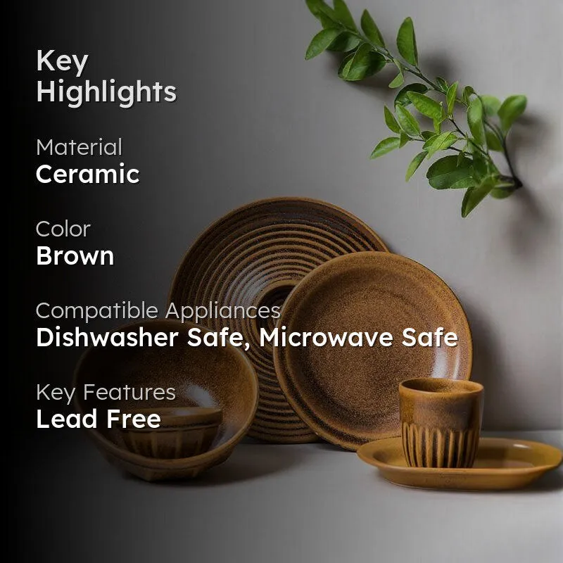 Terra Tones Dinner Set - 7 Piece Set media 2
