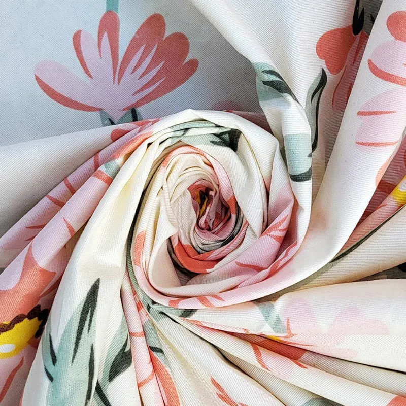 Floral Whispers Cotton Curtain - Set Of Two media 5
