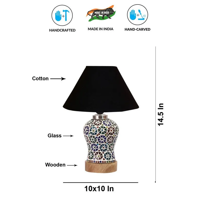Calira Wooden Table Lamp - Multicolor media 9