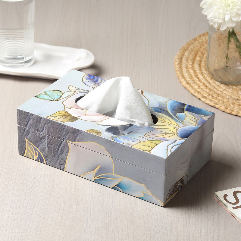 Blue,Off White