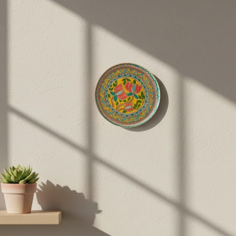 Madhubhani Tales Wall Plate - Set Of Three media 5