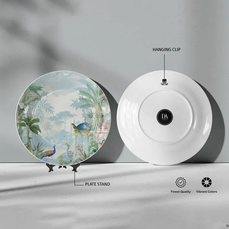 Traditional Mughal Forest Wall Plate media 5
