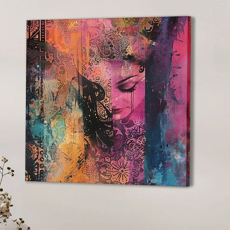 Splashes Of Colour & Tears Wall Art media 3