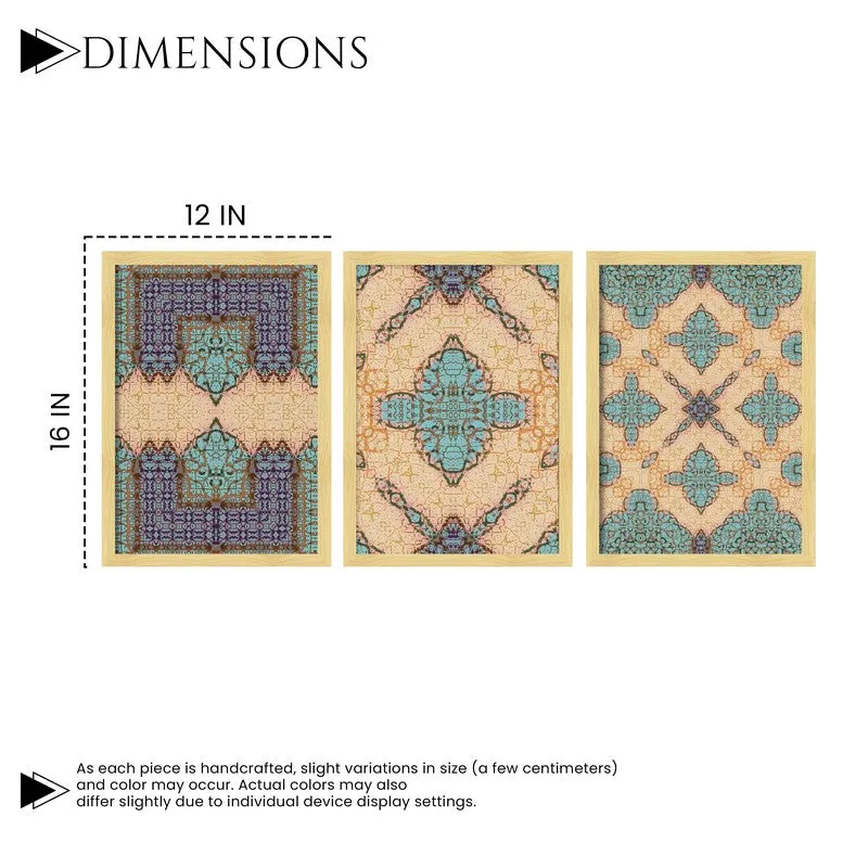 Artora Wall Painting - Set Of Three media 8
