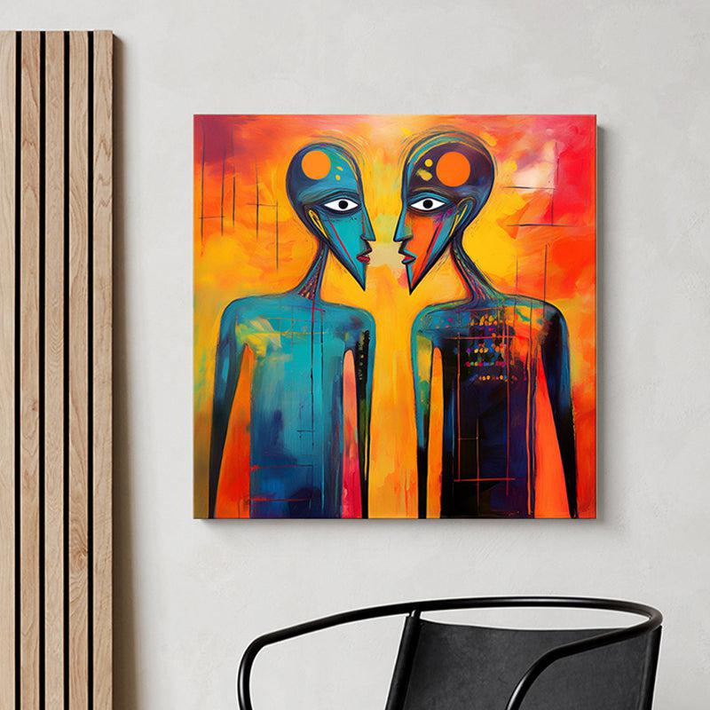 BareFaces Wall Painting