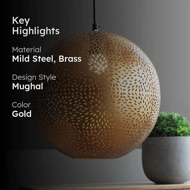 Orange Tree Cupula Steel Ceiling Lamp media 2