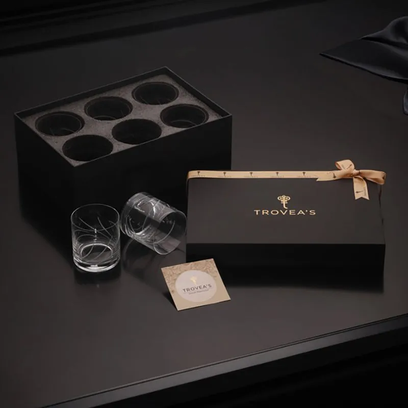Abstract Gleam Whiskey Glasses (285 mL Each) - Set Of Two media 4
