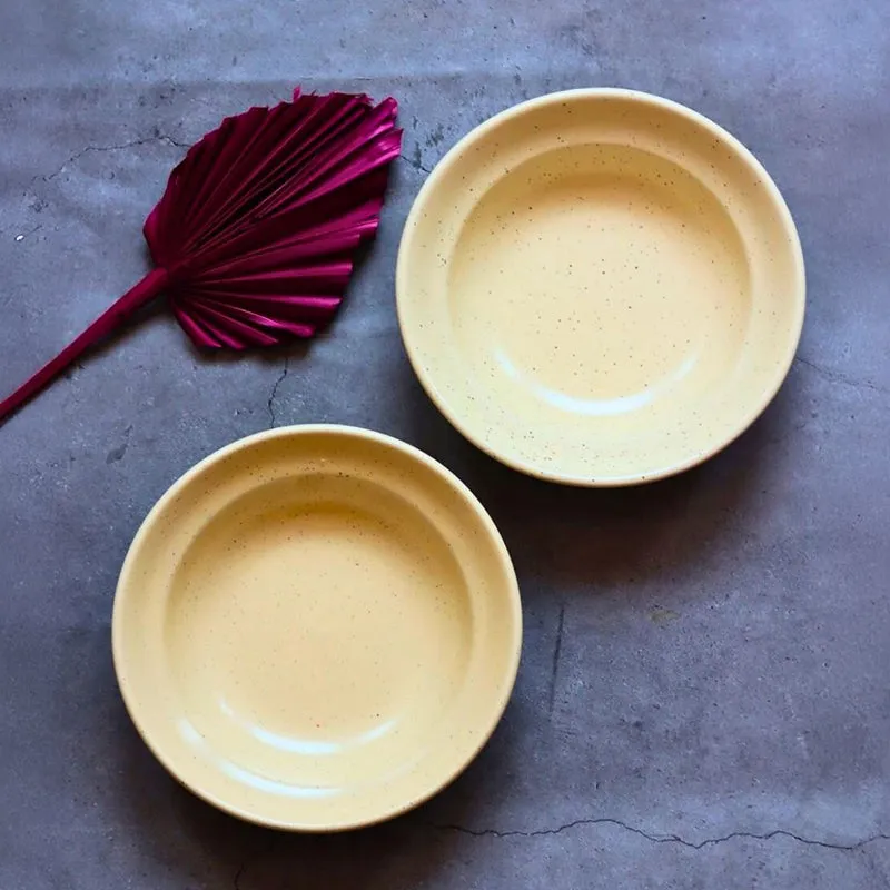 Eriginia Ceramic Pasta Plate - White media 4