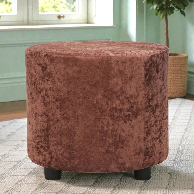 Mrixon Pine Wood Pouffe - Brown media 1