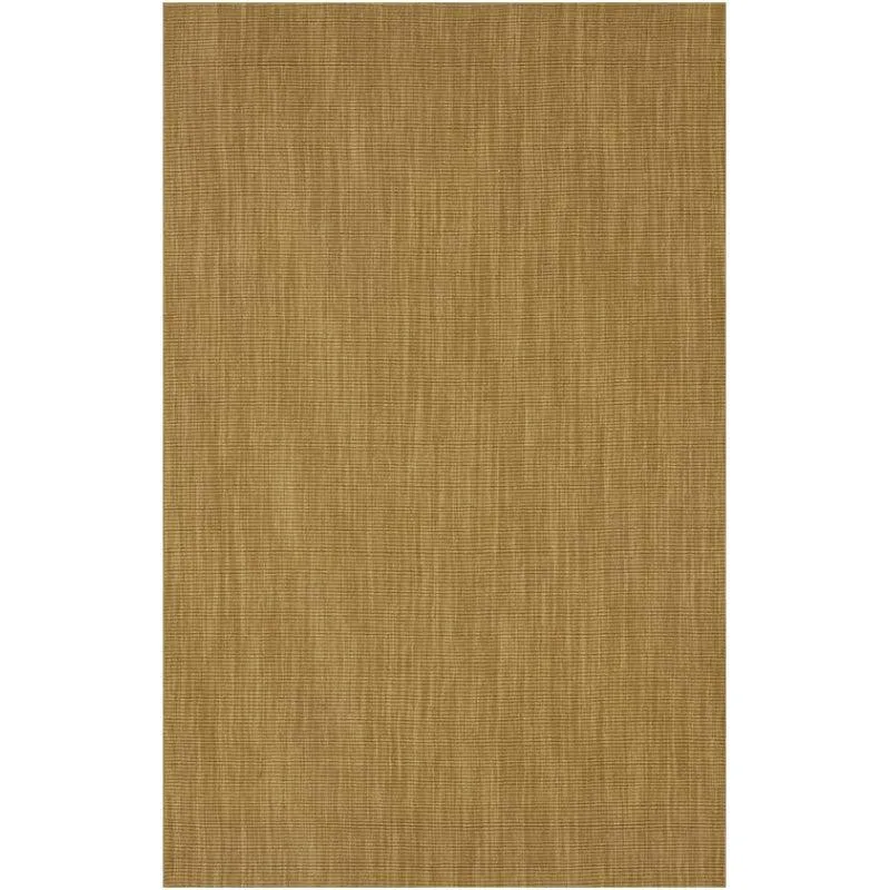 Ethereal Hand Loomed Wool Rug - Mustard media 1