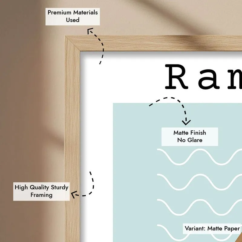 RamenBlue Archival Canvas Wall Art - Brown media 8