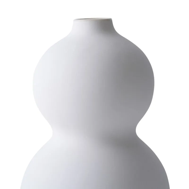 Soft Pebble Stacked Ceramic Vase media 4