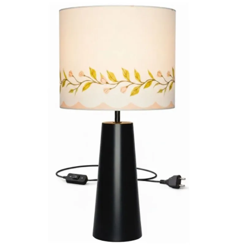 Celeste Glow Cotton Table Lamp - White media 4