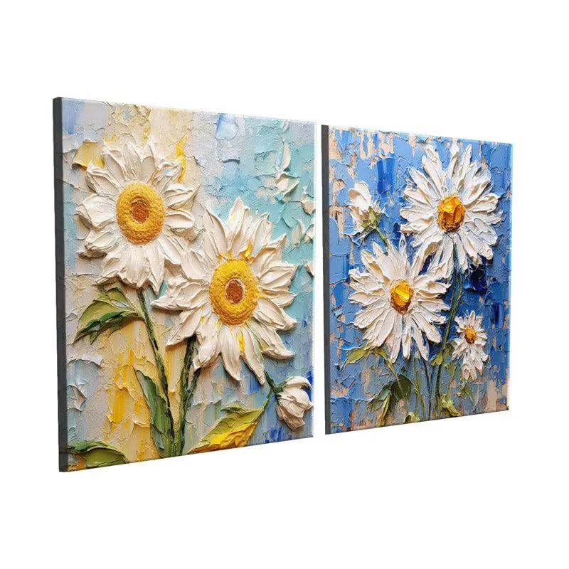Reshia Floral Canvas Wall Art - Set Of Two media 5