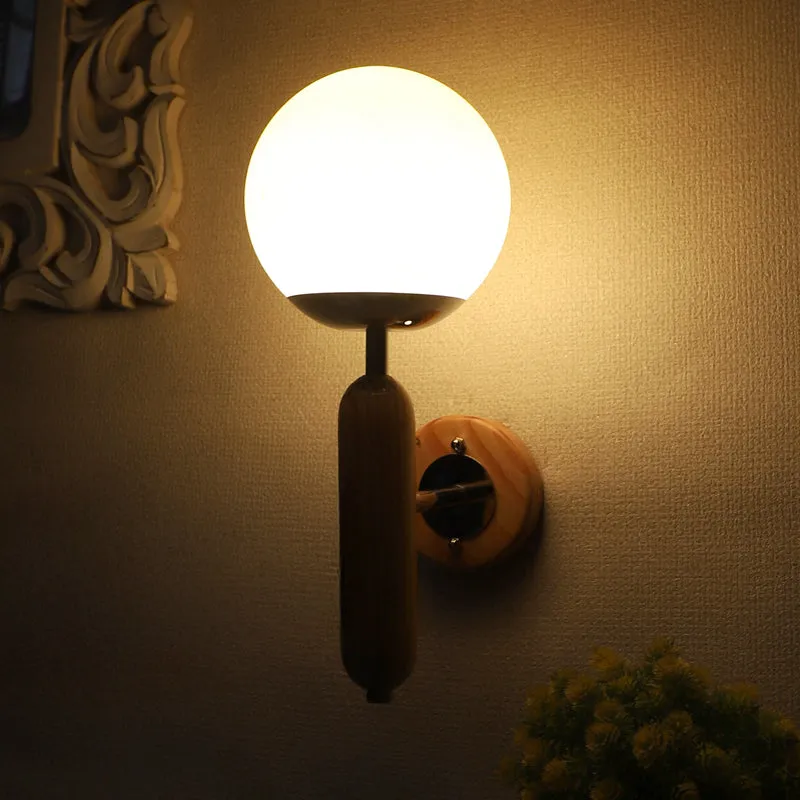 Moonette Wooden Wall Lamp media 4
