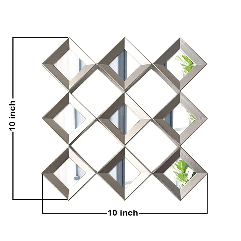 Checkered Affair Decorative Wall Mirror - Set Of Three media 6