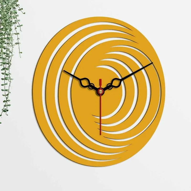 Layer Form Wooden Wall Clock media 5