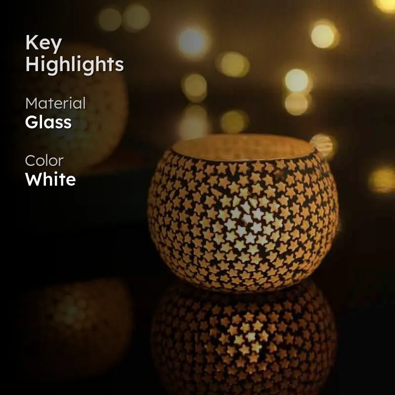 Midnight Sky Candle Holder - Set Of Two media 2