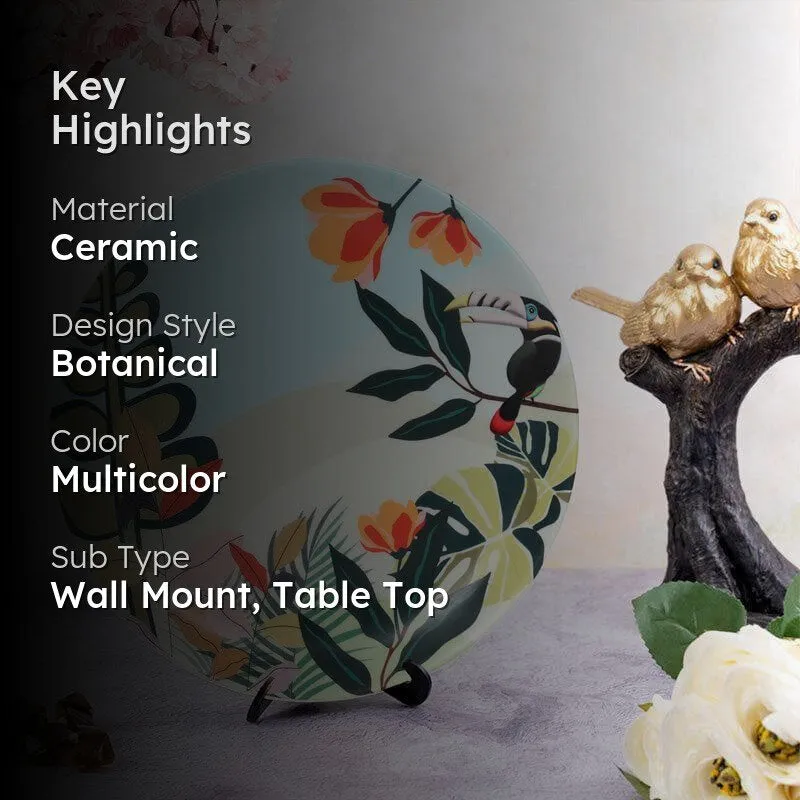 Une Tropicale Decorative Plate media 2