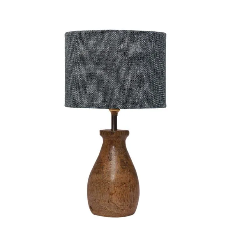 Sheldo Mista Fabric Table Lamp - Black,Brown media 4