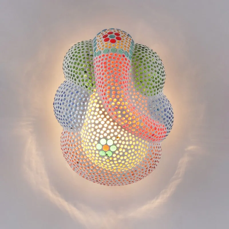 Shrivanta Aura Ganesha Glass Wall Lamp - Multicolor media 5