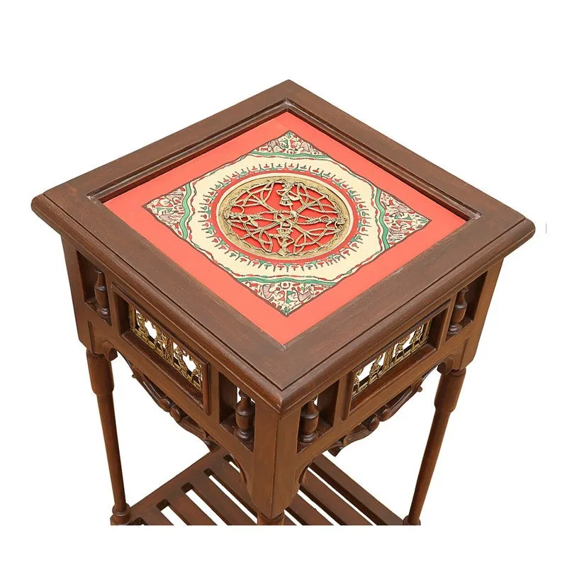 Onyx Teak Wood Side Table media 5