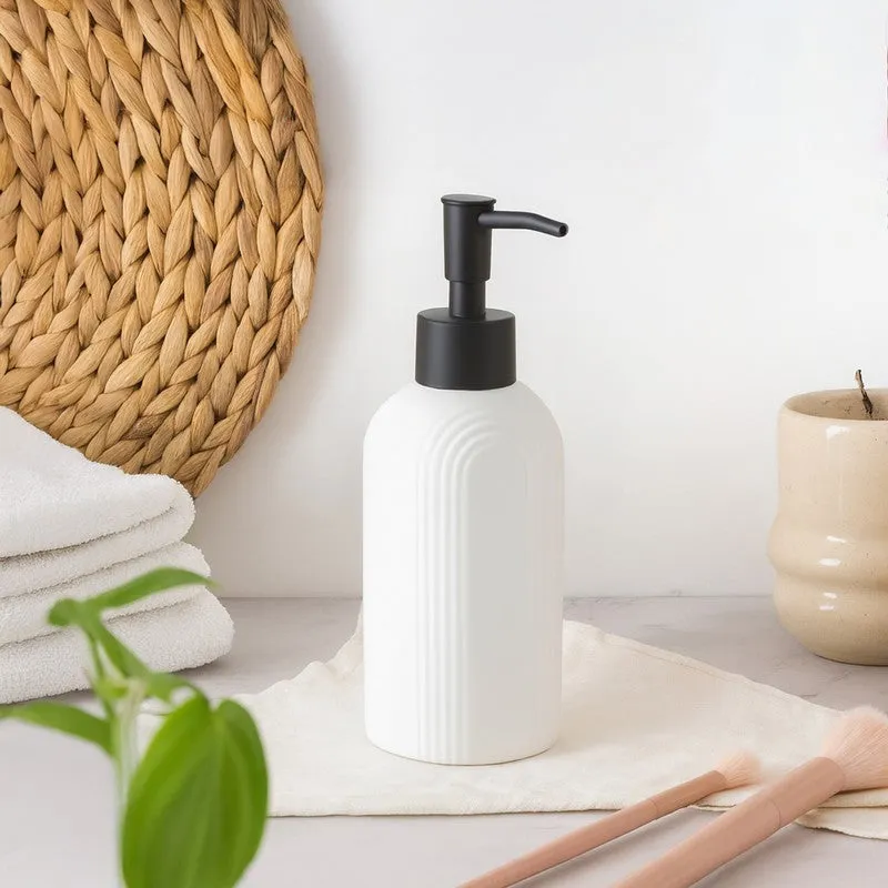 Rioware CalmCurve Liquid Soap Dispenser (300 ML) - White media 1