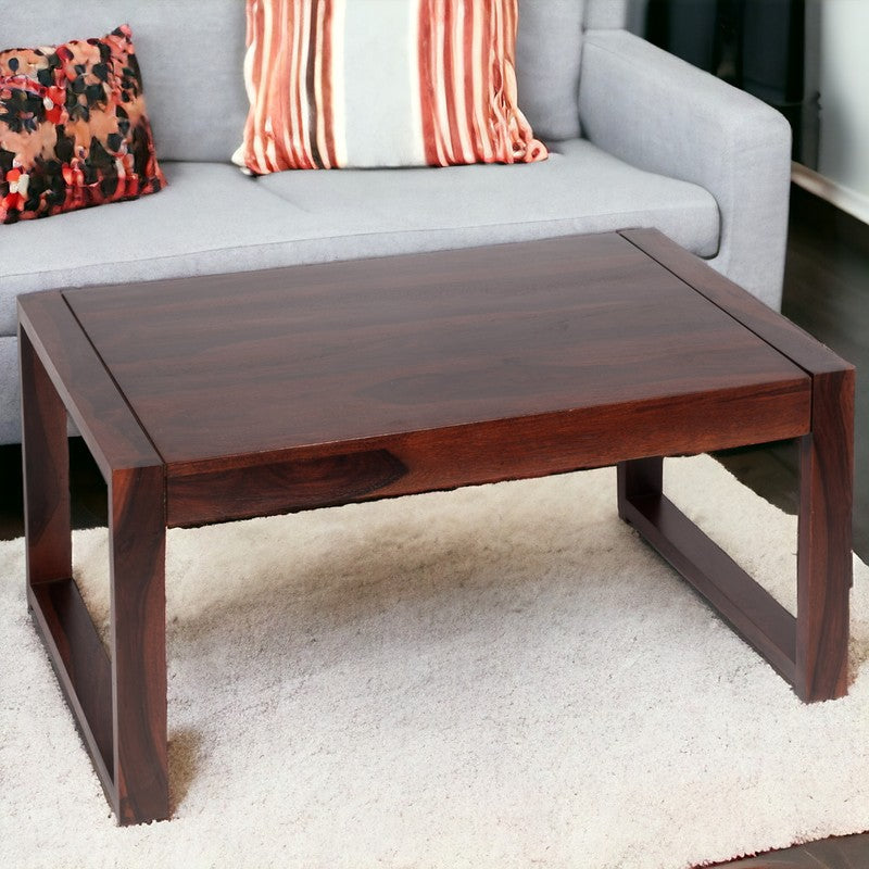 Zexon Sheesham Wooden Center Table - Brown media 4