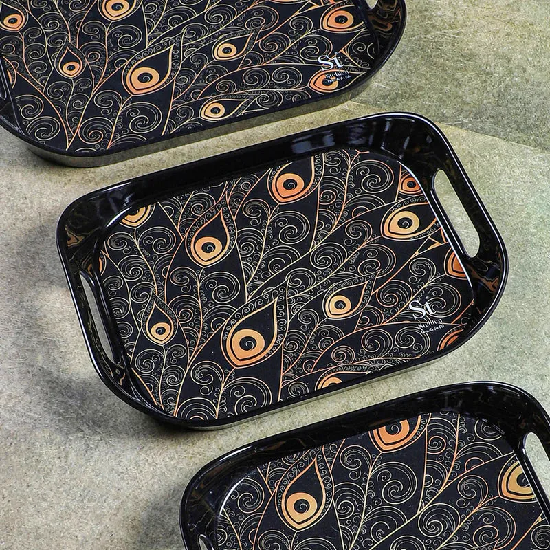 Acantha Melamine Serving Tray - Set Of Three media 3