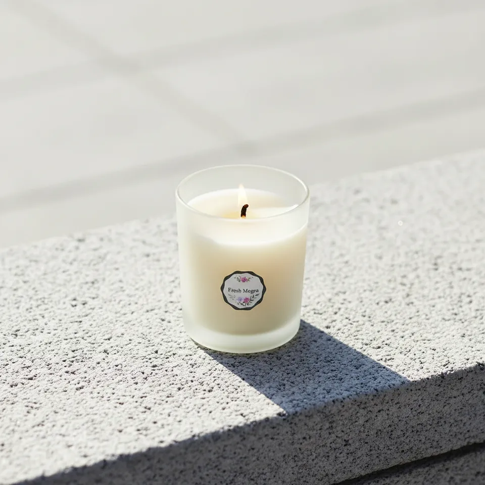 Vivi Scented Candle - White media 1