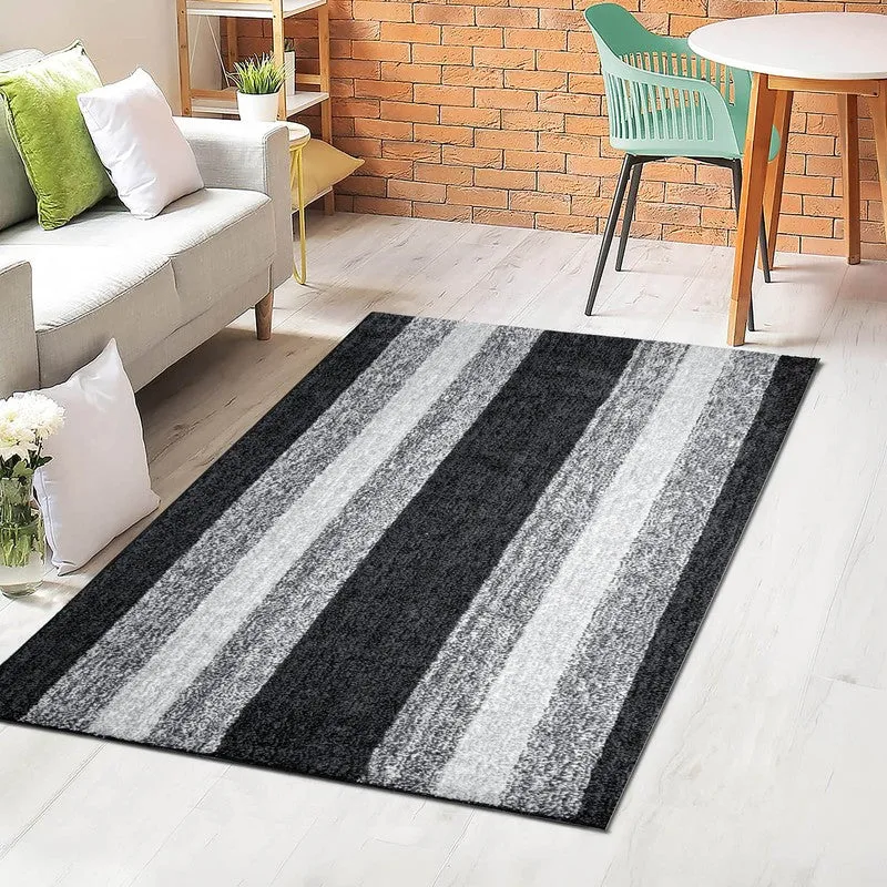 Line Tuft Anti Slip Carpet - Black media 3