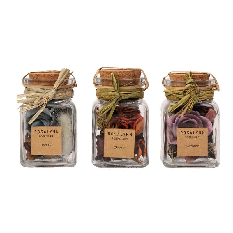 Kelmere Potpourri With Glass Jar - Set Of Three media 3