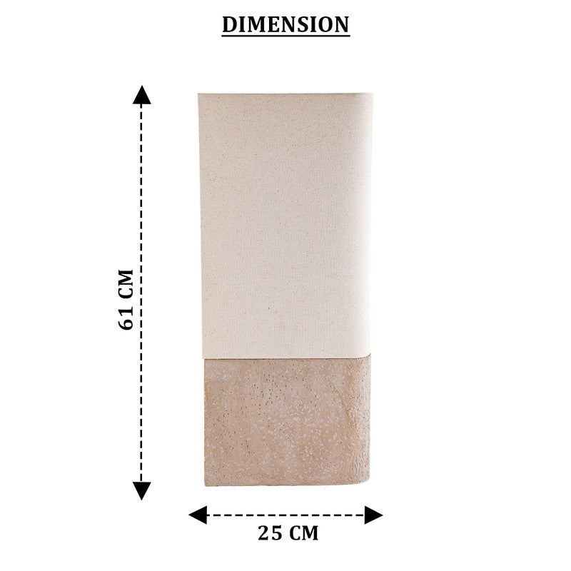 AarviDecor Benson Classic Fabric Table Lamp - White media 7