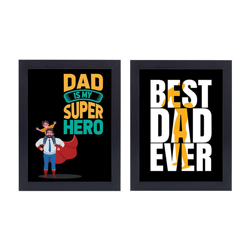 Super Hero Dad Wall Art - Set Of Two media 2