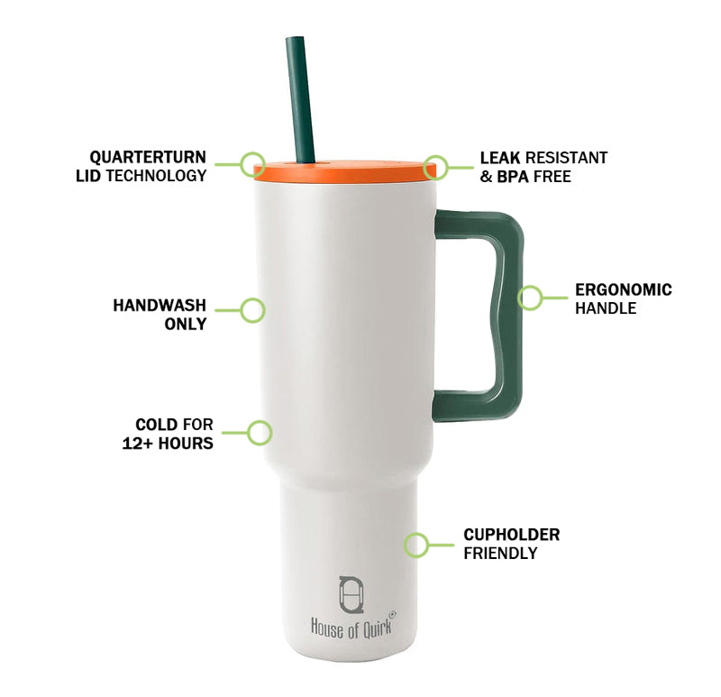 Quell Stainless Steel Tumbler (1200 ML) media 3