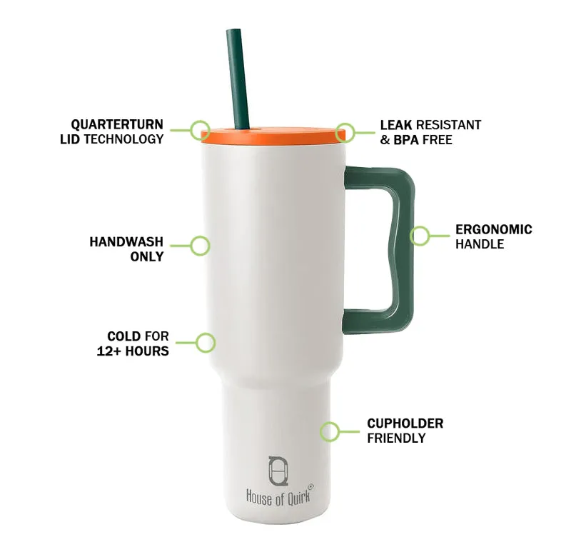 Quell Stainless Steel Tumbler (1200 ML) media 3