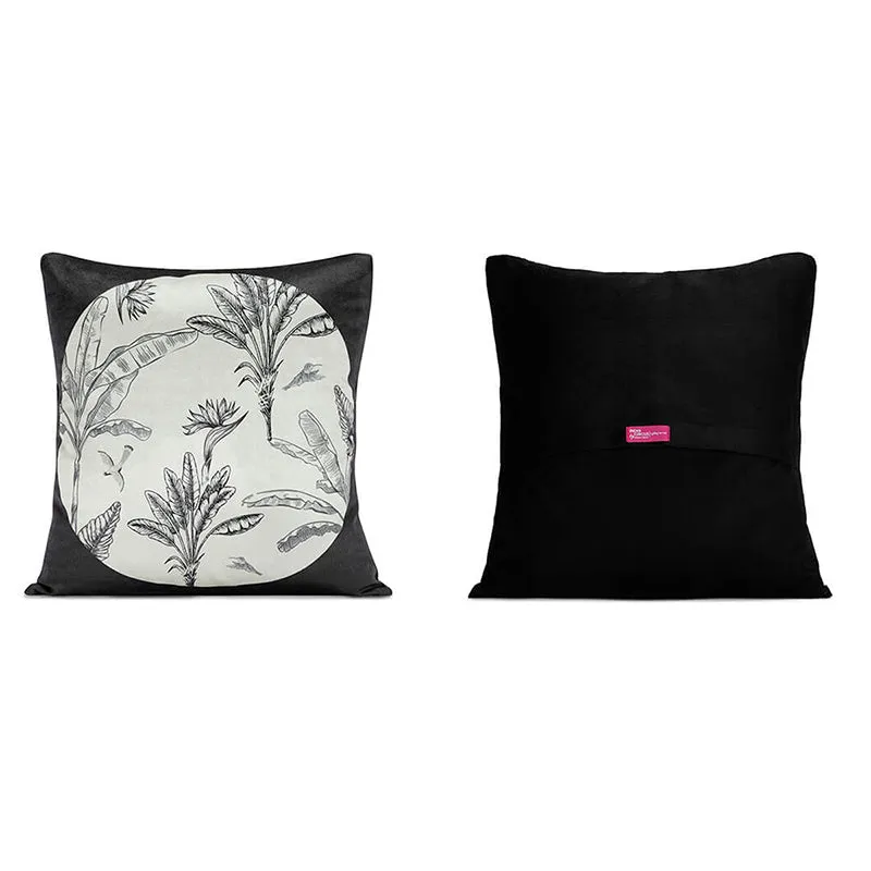 India Twilight Wilds Printed Cotton Cushion Cover - Set Of Five media 3