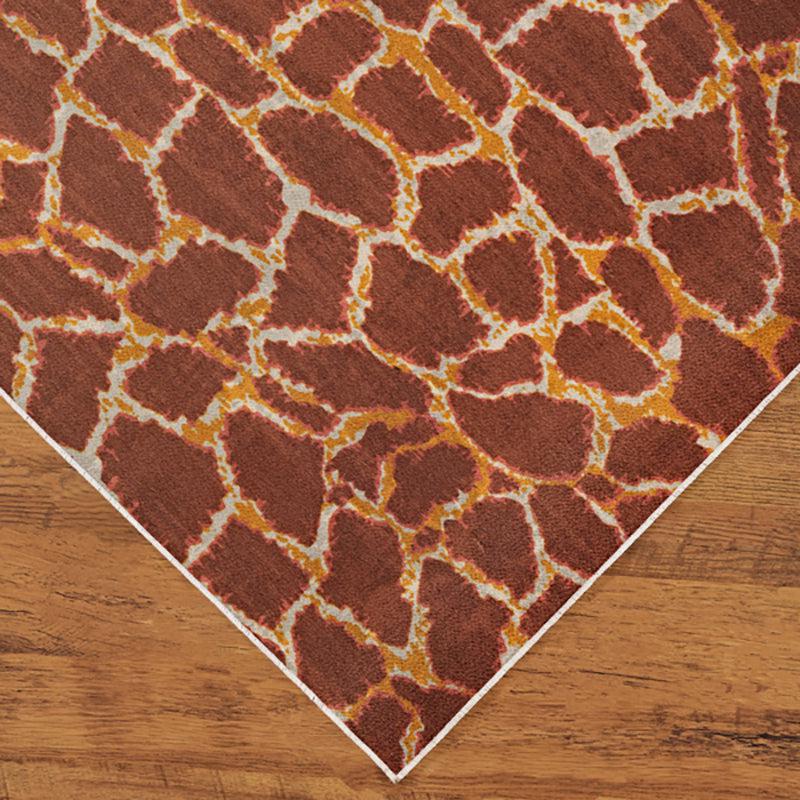 Ailin Abstract Polyester Anti-Skid Polyester Carpet - Light Brown media 5