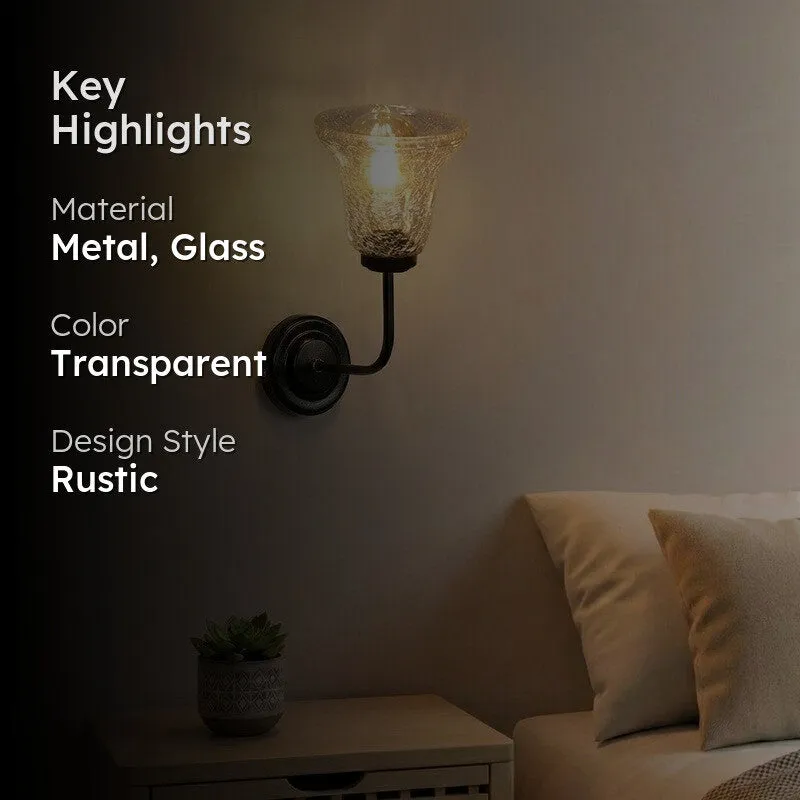 Crystal Flare Decorative Glass Wall Lamp media 2