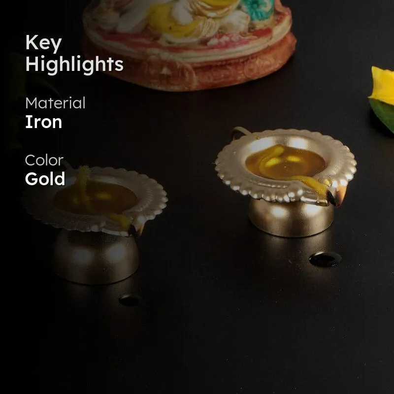 Srishtika Tealight Holder - Set Of Two media 2