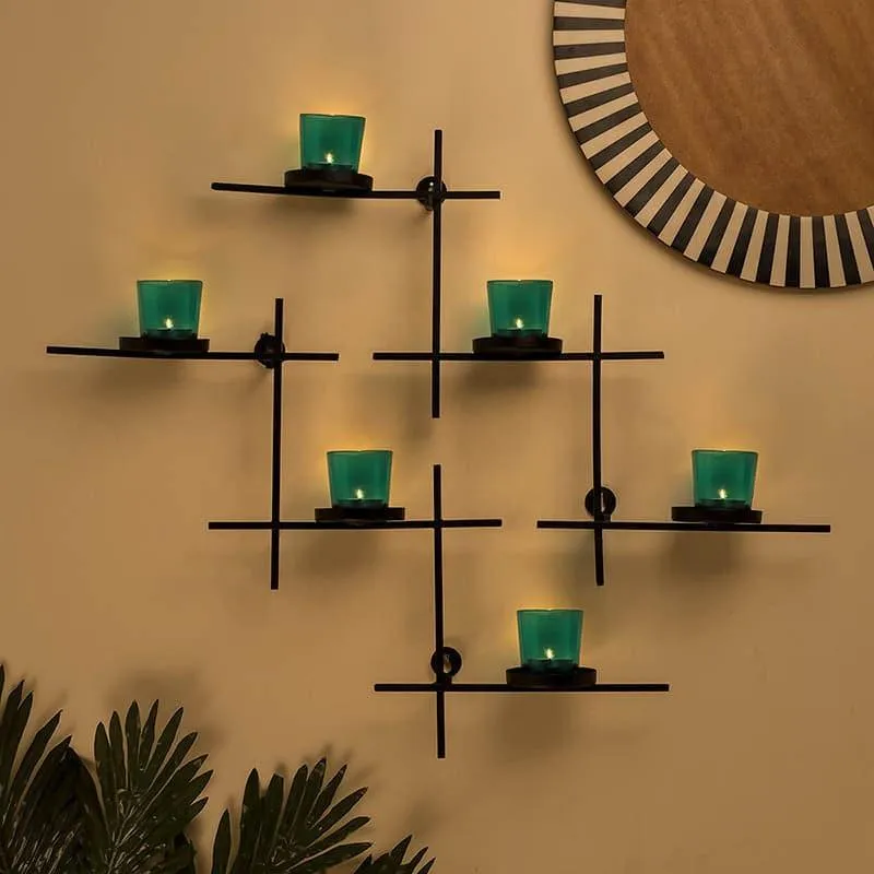 Luminaire Votive Trio (Turquoise) - Set Of Two media 1