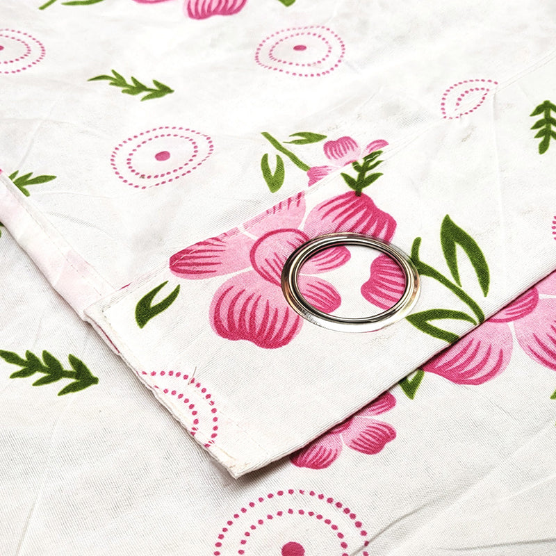 Eleonora Floral Cotton Curtain - Set Of Two media 3