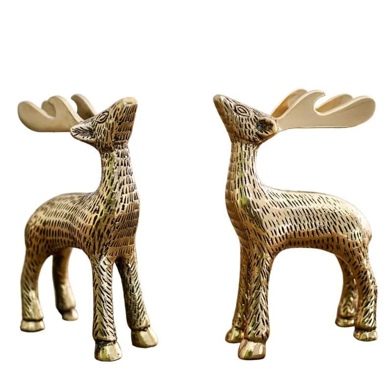 Deer Pride Showpiece - Set Of Two media 3