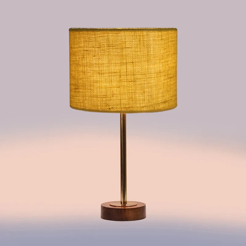 Sienna I Rodin Wooden Table Lamp - Yellow,Gold,Brown media 5