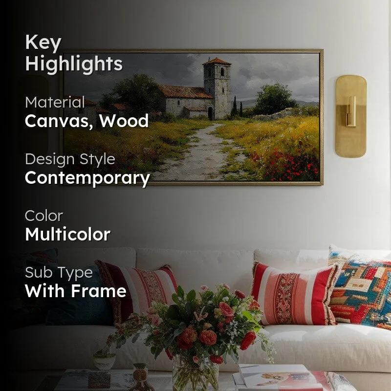 Country Light Canvas Wall Painting With Frame media 2