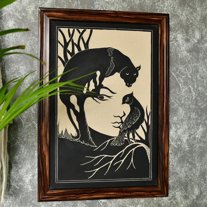 Feline Flight Ceramic Wall Art media 3