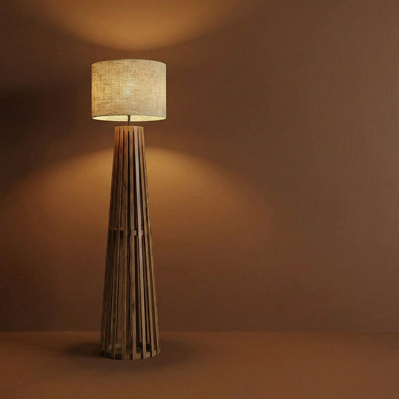 Resplend Wooden Floor Lamp media 7