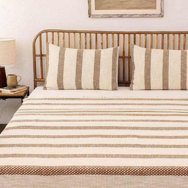 Shivalik Bedcover With Pillow Cover - Brown media 3