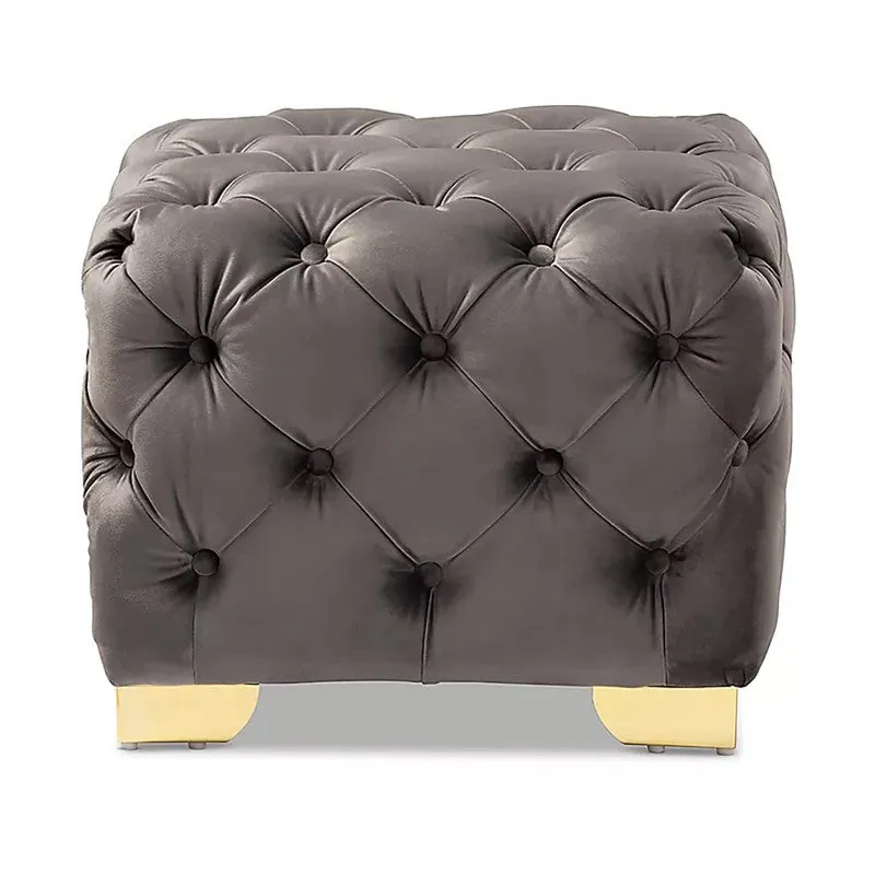 Averon Pluffa Ottoman - Grey media 4
