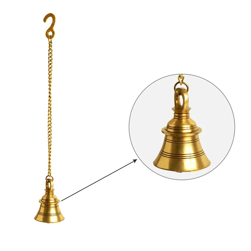 Maninaadham Brass Hanging Bell media 4